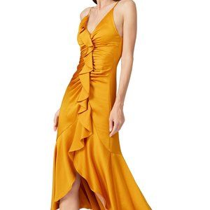 Jonathan Simkhai Womens Size 2 Front Ruffle Dress